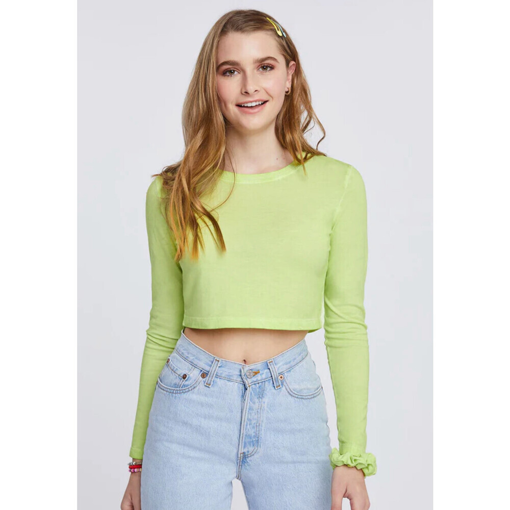 Sundown By Splendid Harley Freeze Dye Tee W/Matching Hair Tie Green Size XL